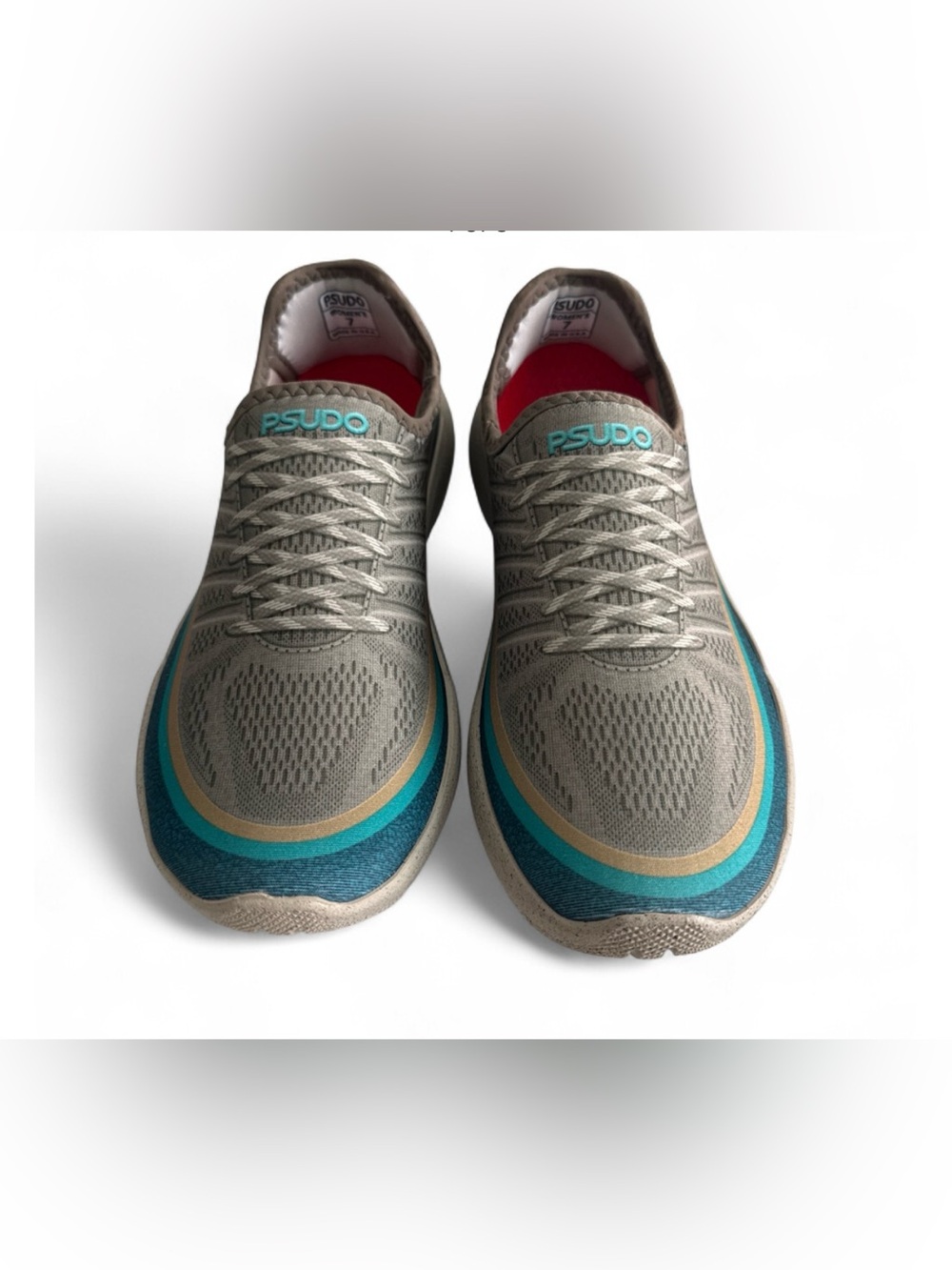 PSUDO Women's Racer Sage/Teal  sneakers, Size 7, NIB